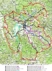 Zemljevid grosupeljskega kroga